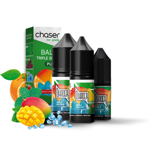 Рідина Chaser 30 мл 30 мг зі смаком Балі Потрійний постріл (Bali Triple Shot)