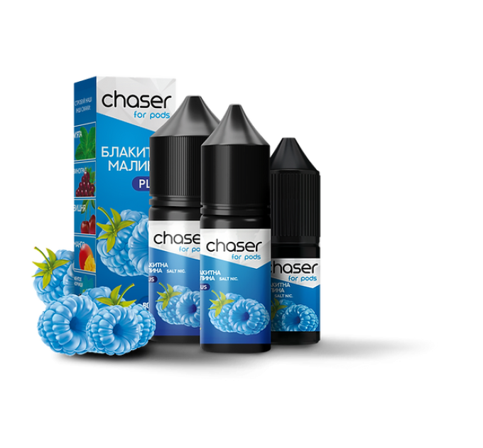 Рідина Chaser 30 мл 50 мг зі смаком Блакитної Малини (Blue Raspberry)
