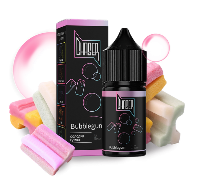 Рідина Chaser Black Salt 30 мл 30 мг зі смаком Жуйки (Bubblegum)
