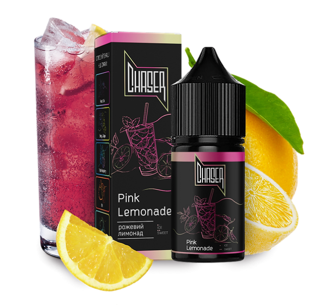 Рідина Chaser Black Salt 30 мл 30 мг зі смаком Рожевого Лимонаду (Pink Lemonade)