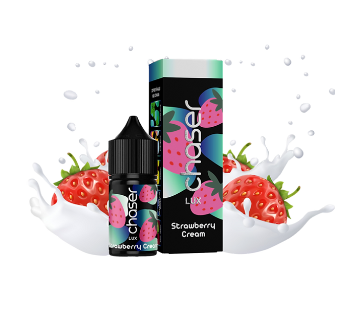Рідина Chaser Lux 30 мл 65 мг зі смаком Кремової Полуниці (Strawberry Cream)