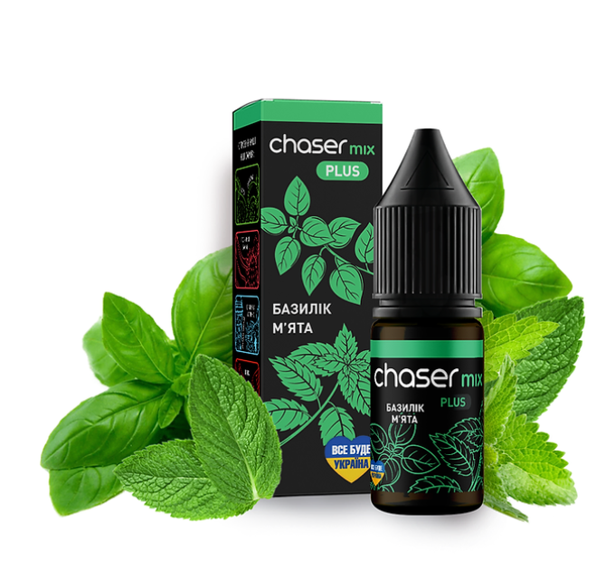 Рідина Chaser Mix Salt 10 мл 30 мг зі смаком Базиліка і М'яти (Basil Mint)