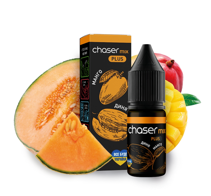 Рідина Chaser Mix Salt 10 мл 30 мг зі смаком Манго і Дині (Mango Melon)