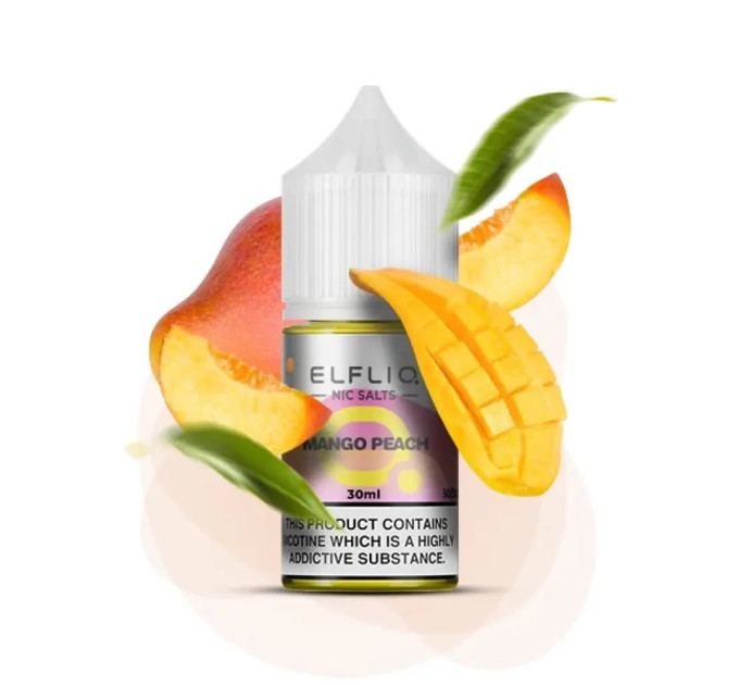 Сольова рідина Elf Liq 10 мл 50 мг Mango Peach (Манго Персик)