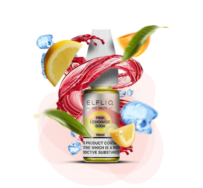 Сольова рідина Elf Liq 10 мл 50 мг Pink Lemonade Soda (Рожевий Лимонад Содова)