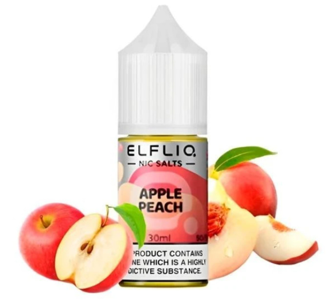 Сольова рідина Elf Liq 30 мл 50 мг Apple Peach (Яблуко Персик)