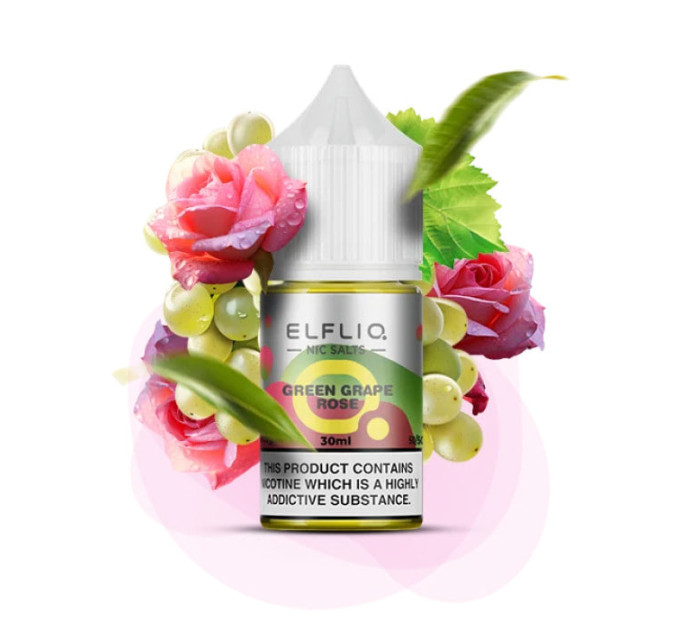 Сольова рідина Elf Liq 30 мл 50 мг Green Grape Rose (Зелений Виноград Троянда)