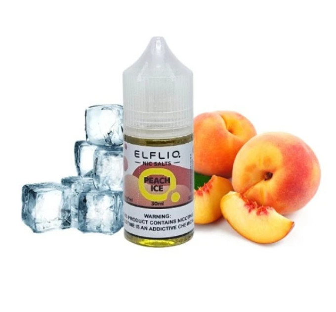 Сольова рідина Elf Liq 30 мл 50 мг Peach Ice (Персик Лід)