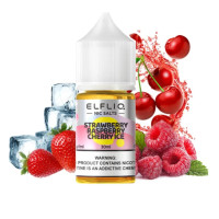 Сольова рідина Elf Liq 30 мл 50 мг Strawberry Raspberry Cherry Ice (Полуниця Малина Вишня Лід)