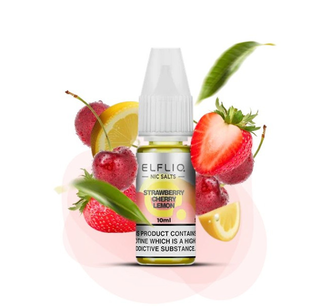 Сольова рідина Elf Liq 10 мл 50 мг Strawberry Cherry Lemon (Полуниця Вишня Лимон)