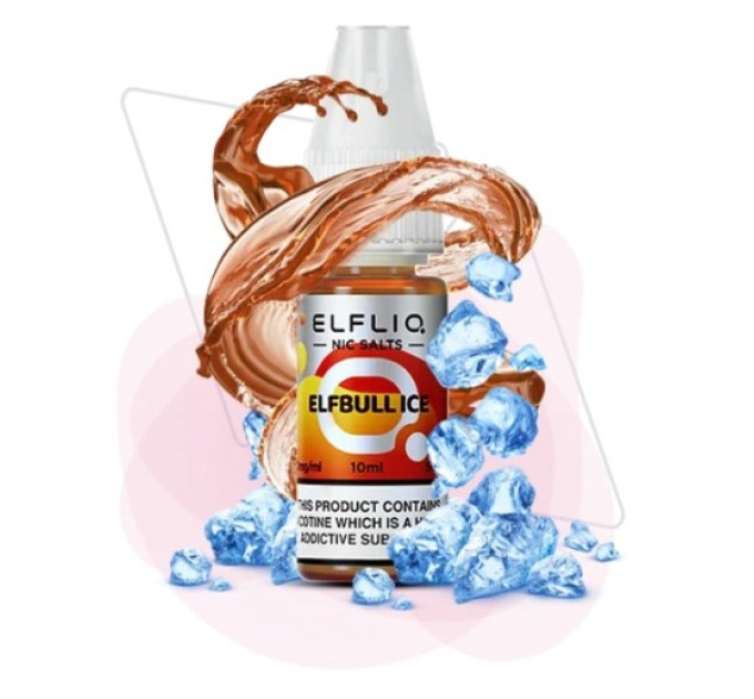 Сольова рідина Elf Liq 10 мл 50 мг Elfbull Ice (Енергетик Лід)