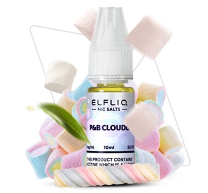 Сольова рідина Elf Liq 10 мл 50 мг P&B Cloudd (Маршмеллоу)