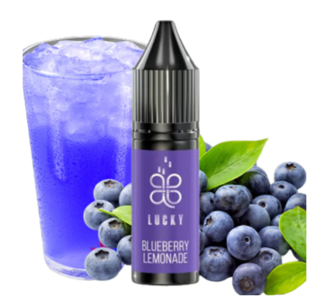 Сольова рідина Lucky 15 мл 50 мг Blueberry Lemonade (Чорничний Лимонад)