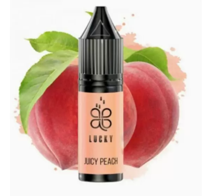Сольова рідина Lucky 15 мл 50 мг Juicy Peach (Соковитий Персик)
