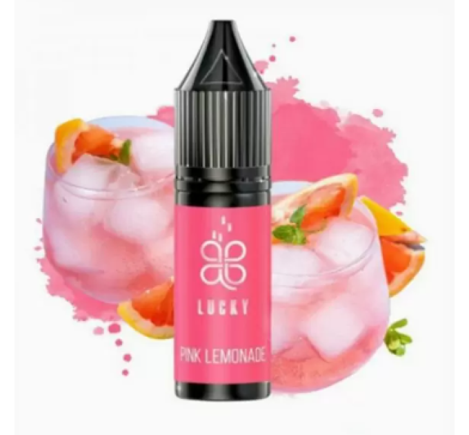 Сольова рідина Lucky 15 мл 50 мг Pink Lemonade (Рожевий Лимонад)
