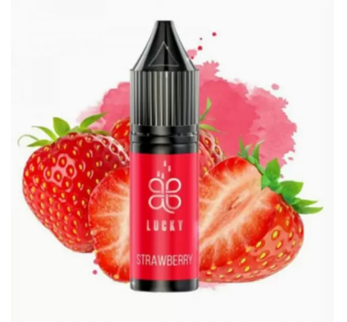Сольова рідина Lucky 15 мл 50 мг Strawberry (Полуниця)